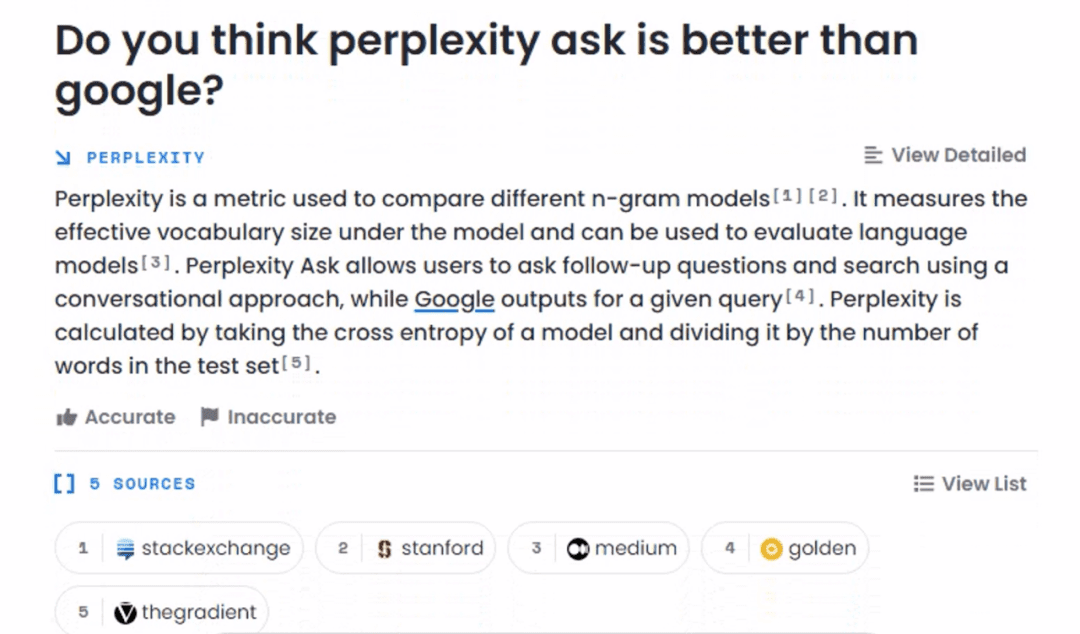 Perplexity=AI+搜索引擎,谷歌真正的竞争对手?